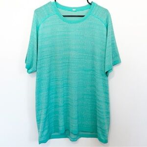 LULULEMON Men’s Short Sleeve Shirt Seawheeze 2016 Size XXL